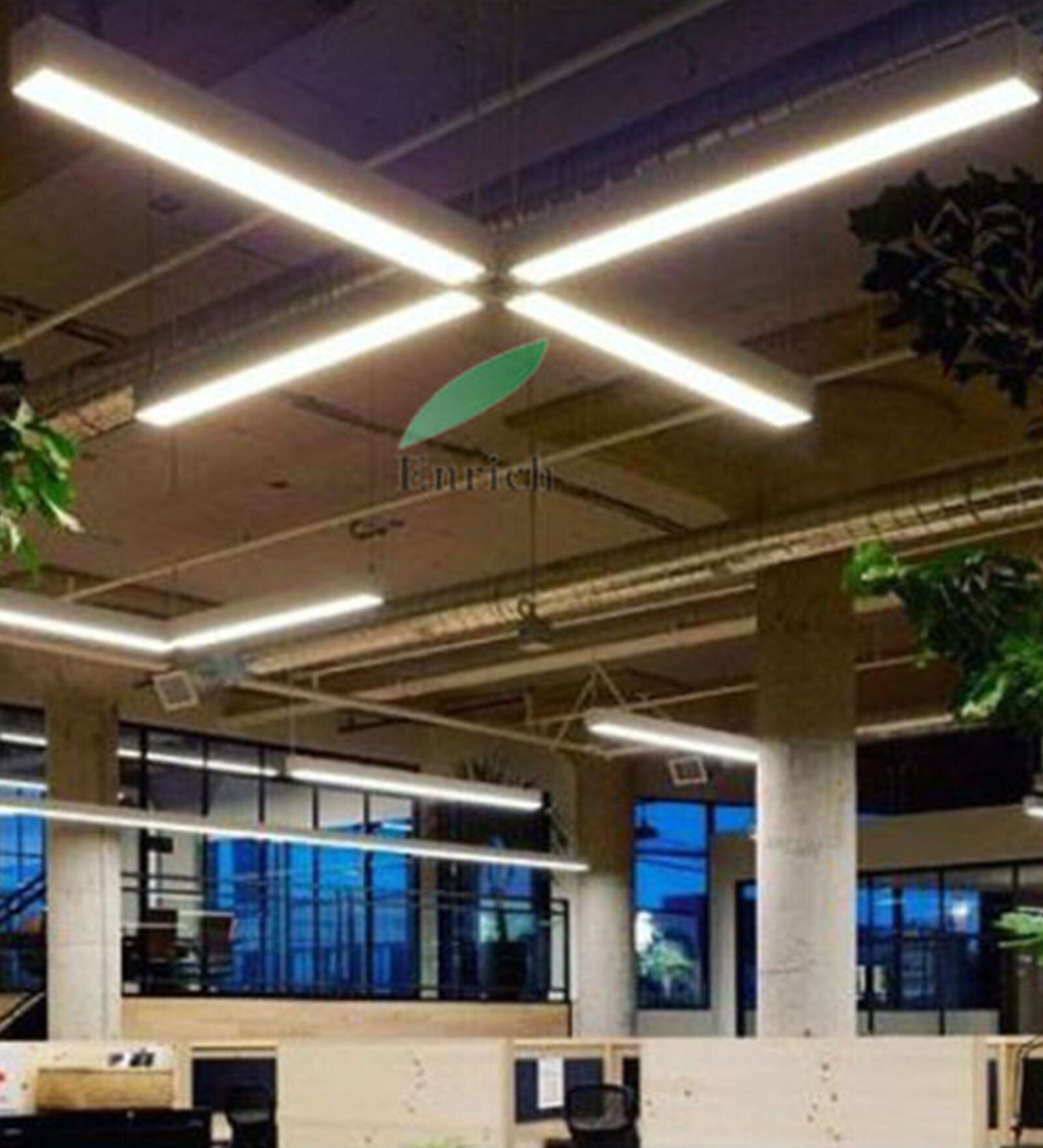 Wave White Aluminium & Acyrlic LED Ceiling Lights