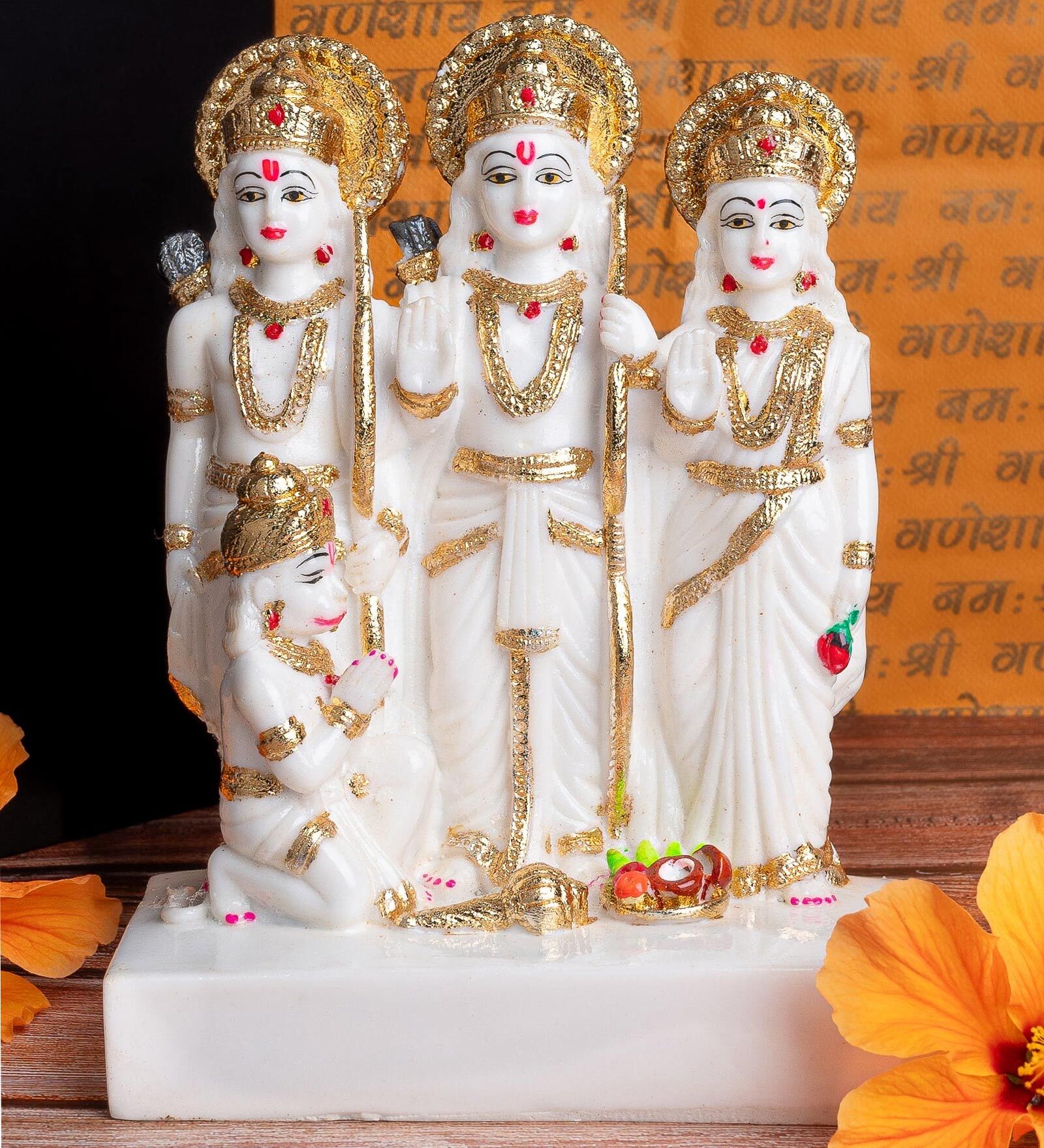White Marble Ram Darbar Idol