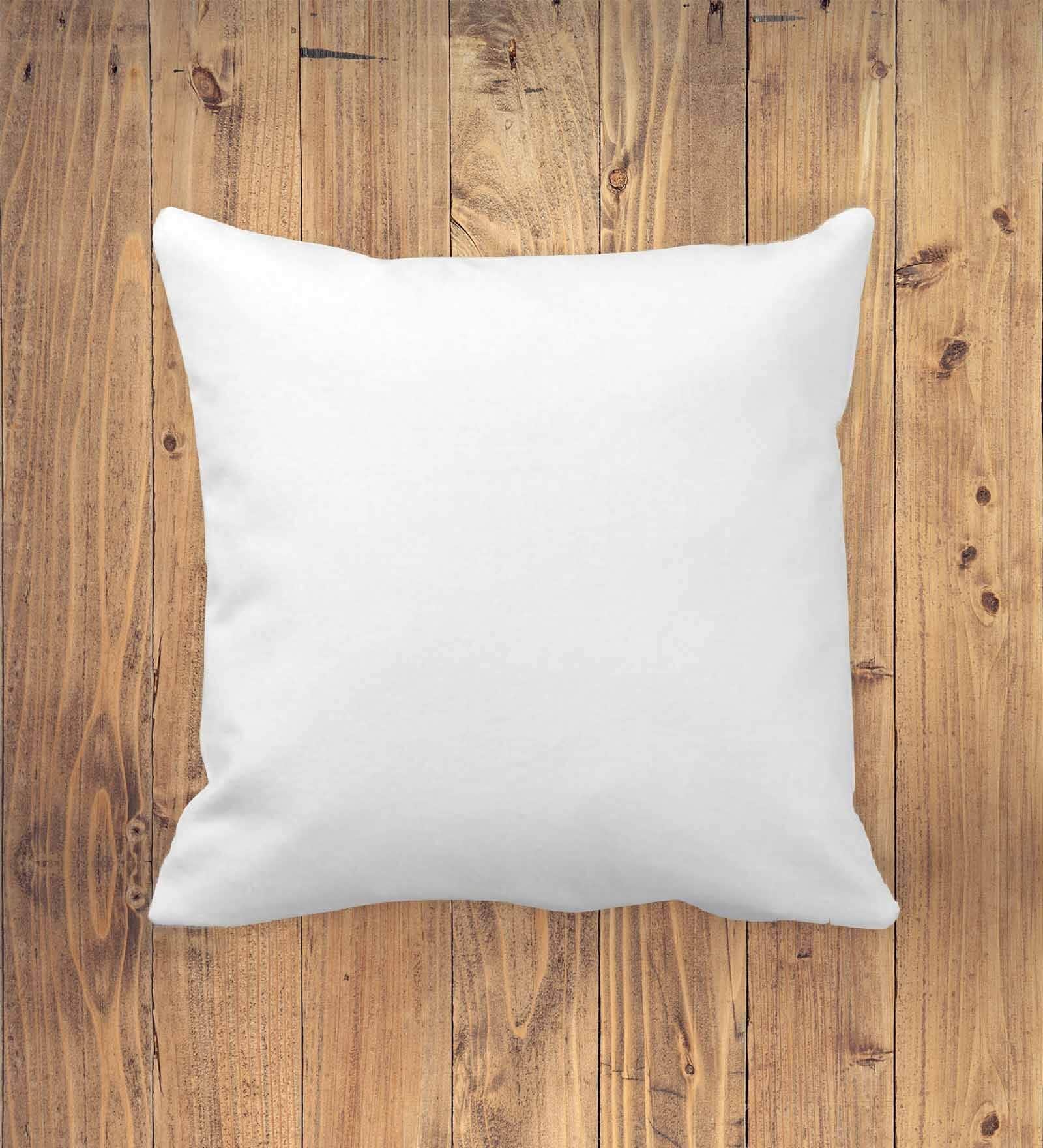 White Microfiber Solid 24x24 inches Cushion Insert