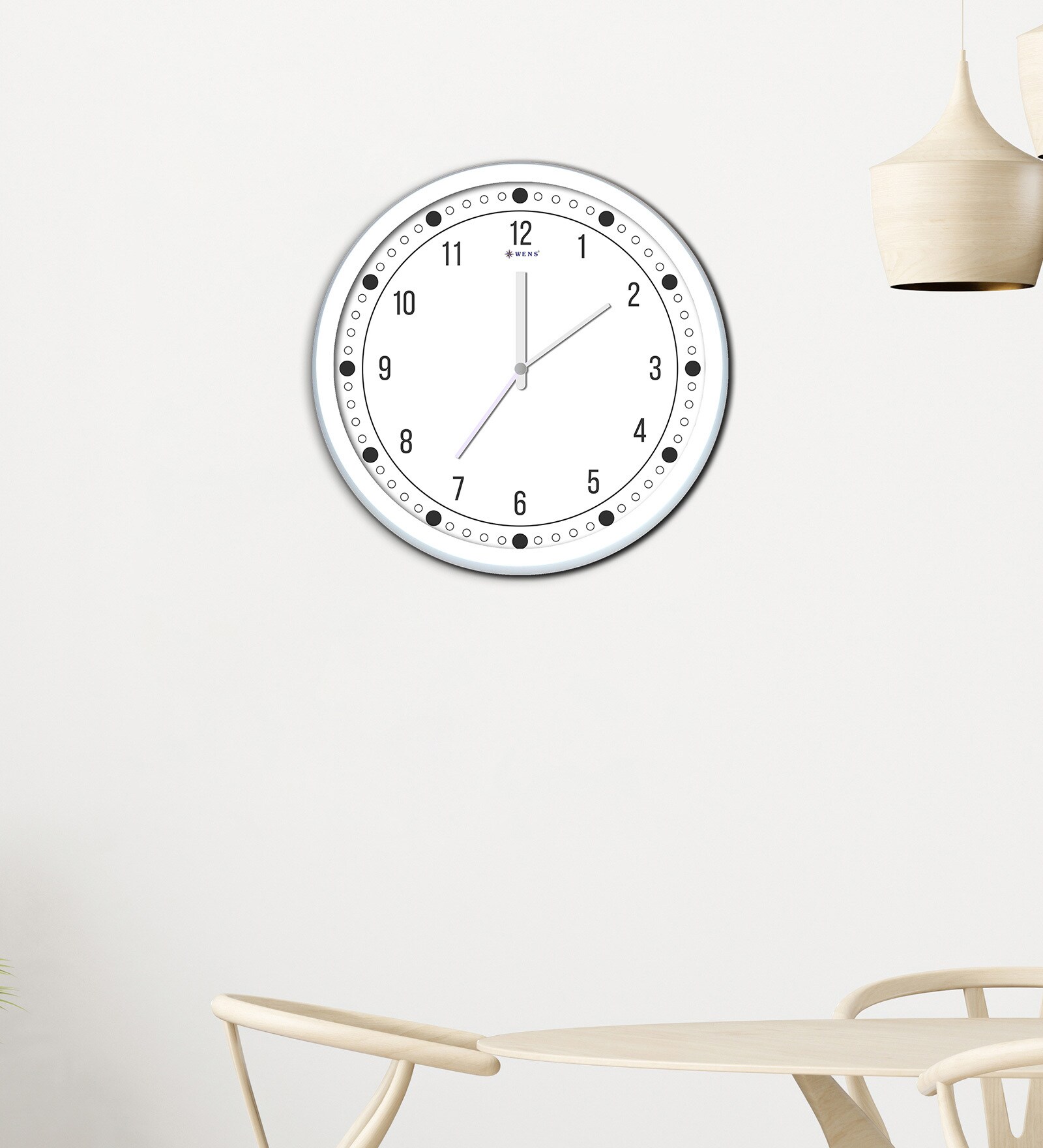 Buy White NonTicking Wall Clock by Wens at 41 OFF by Wens Pepperfry