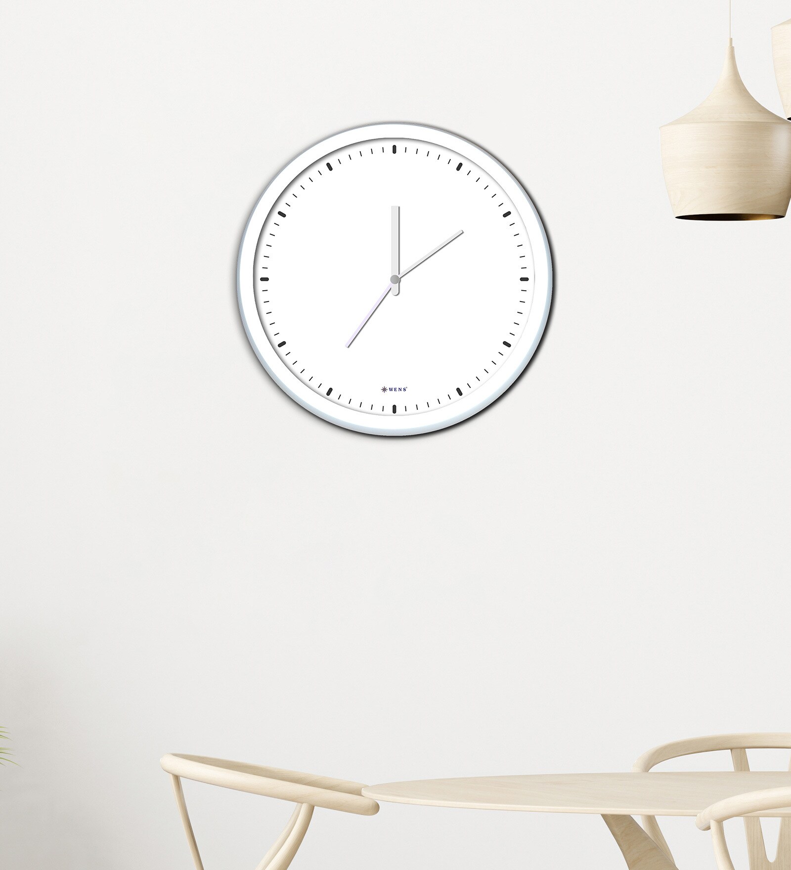 Buy White NonTicking Wall Clock by Wens at 41 OFF by Wens Pepperfry