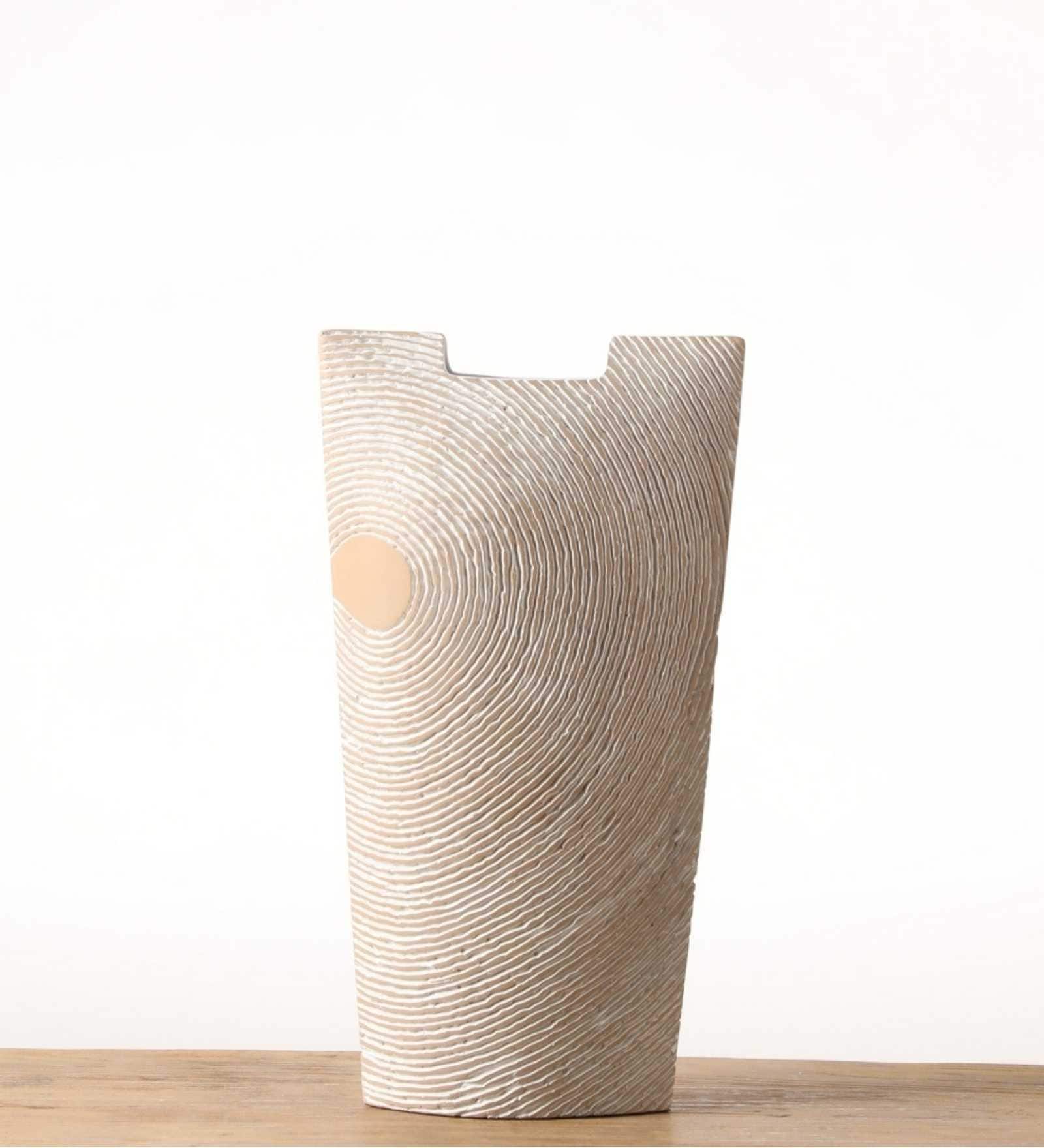 White Orira Resin Vase (White)