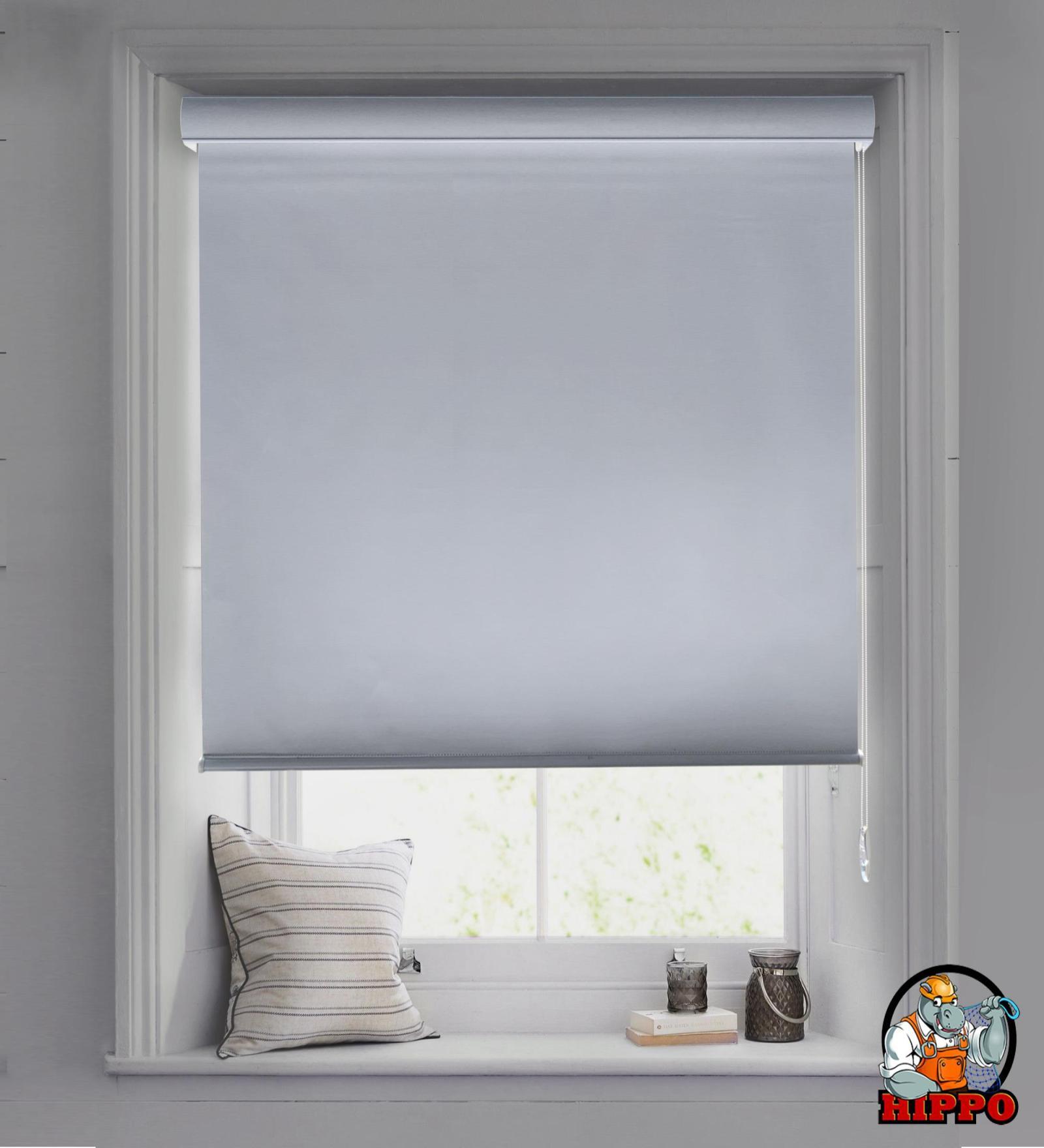 White Polyester Solid 108 X 36 inches Blackout Blackout Blind