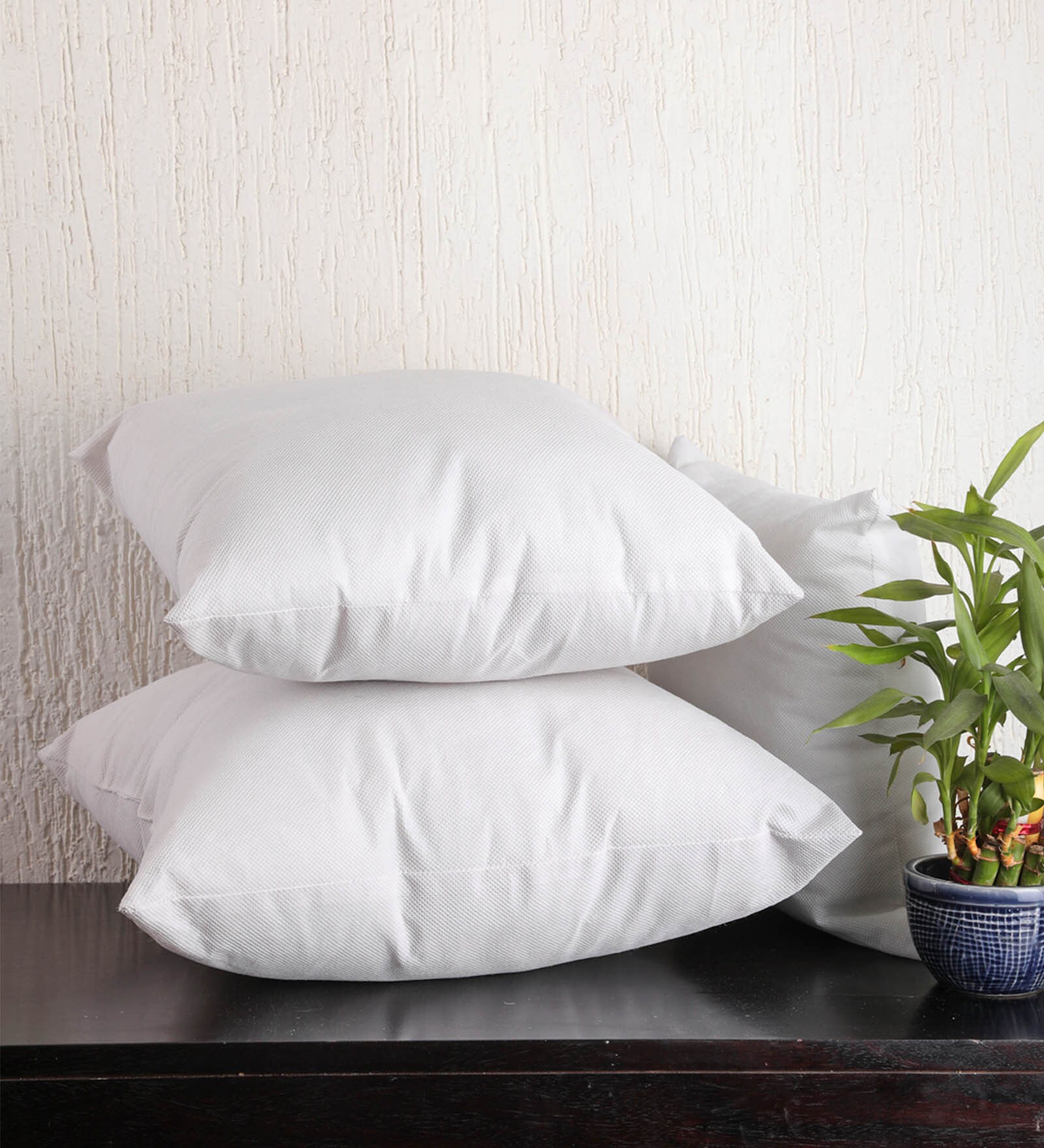 Buy White Polypropylene Microfiber Filled 16X16 Inches Cushion Insert