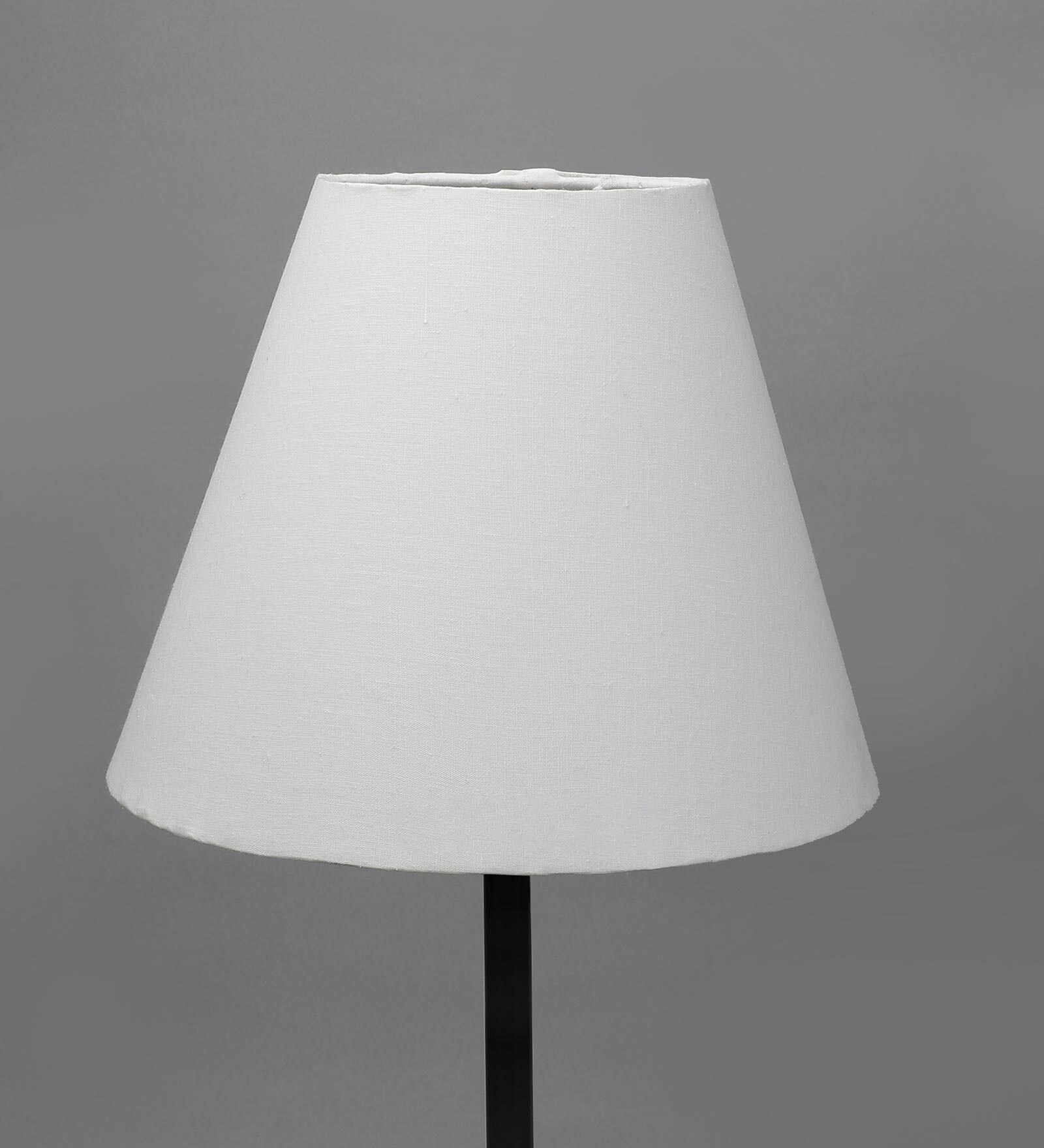 Pisa White Cotton Fabric Solid Lampshade