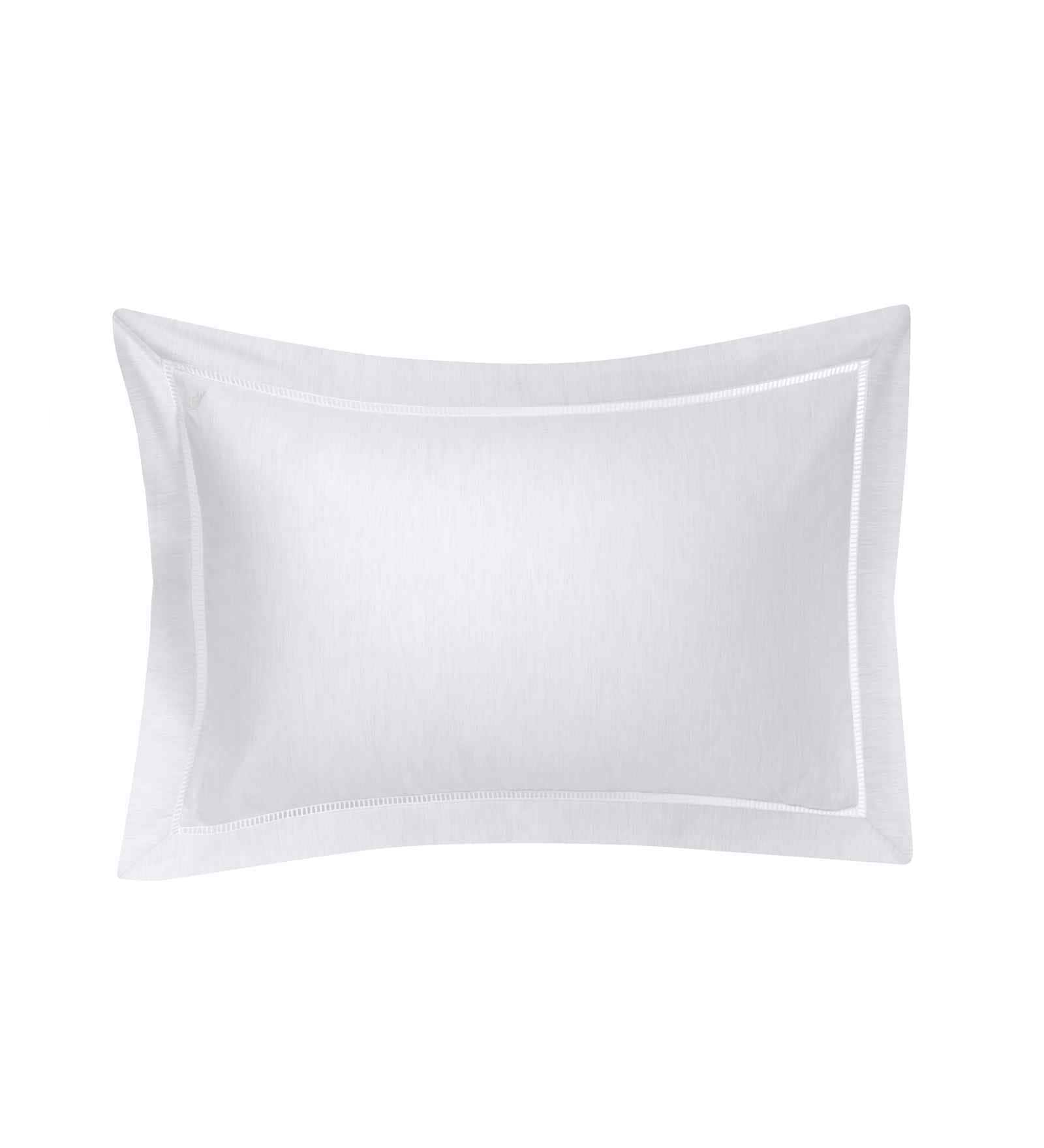 White Solid 300 TC Cotton 2 Pillow Cover Set