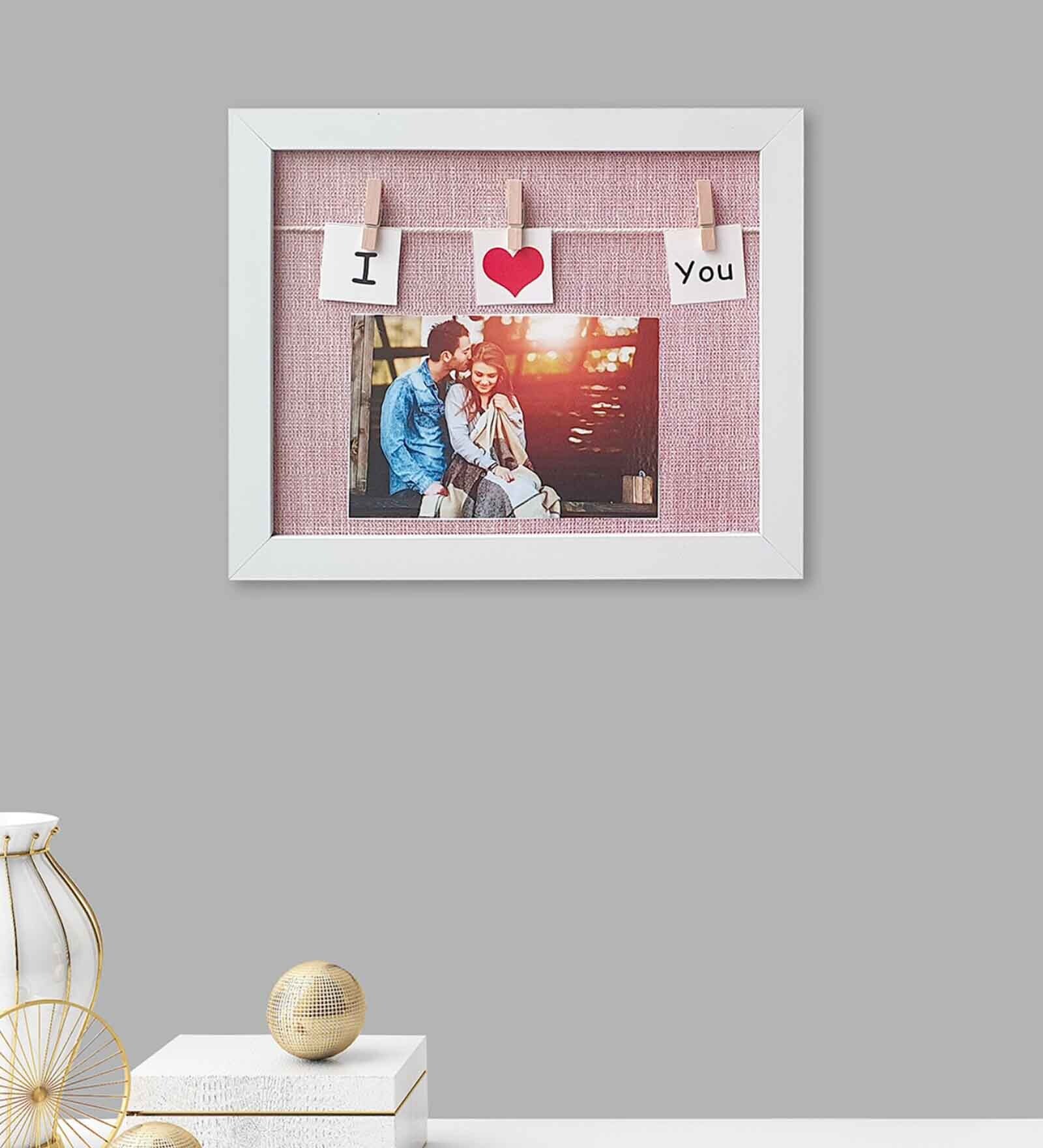 Buy Rectangular Shape White Sythetic Wood Clip Photo Frame at 5 OFF by