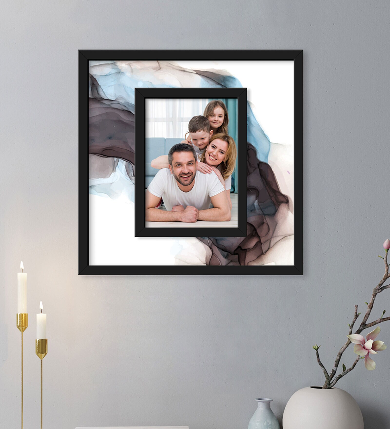Buy Cherosi White Wooden Wall Hanging Photo Frame at 1 OFF by Random