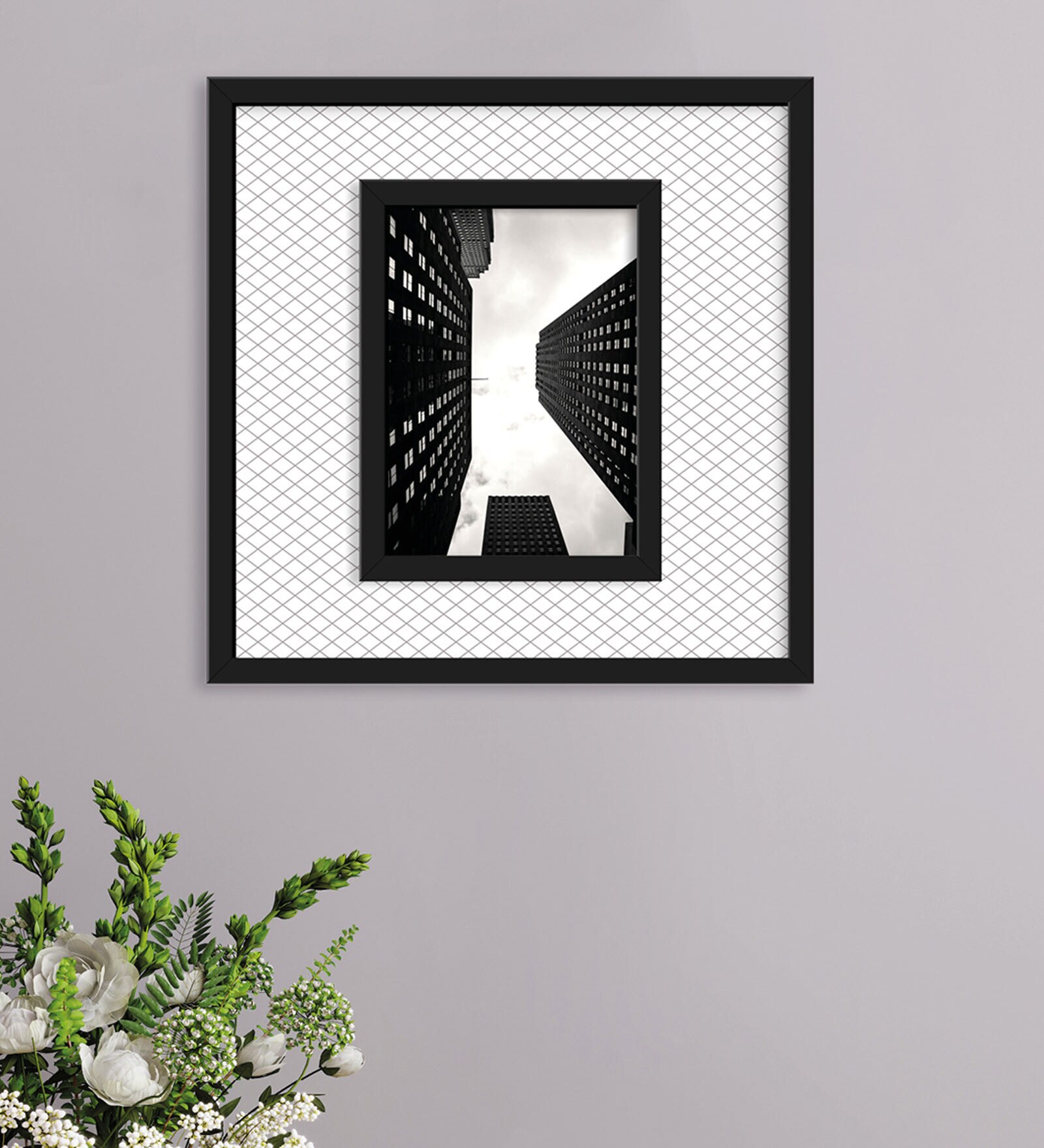 Buy Shiny White Wooden Wall Hanging Photo Frame at 1 OFF by Random