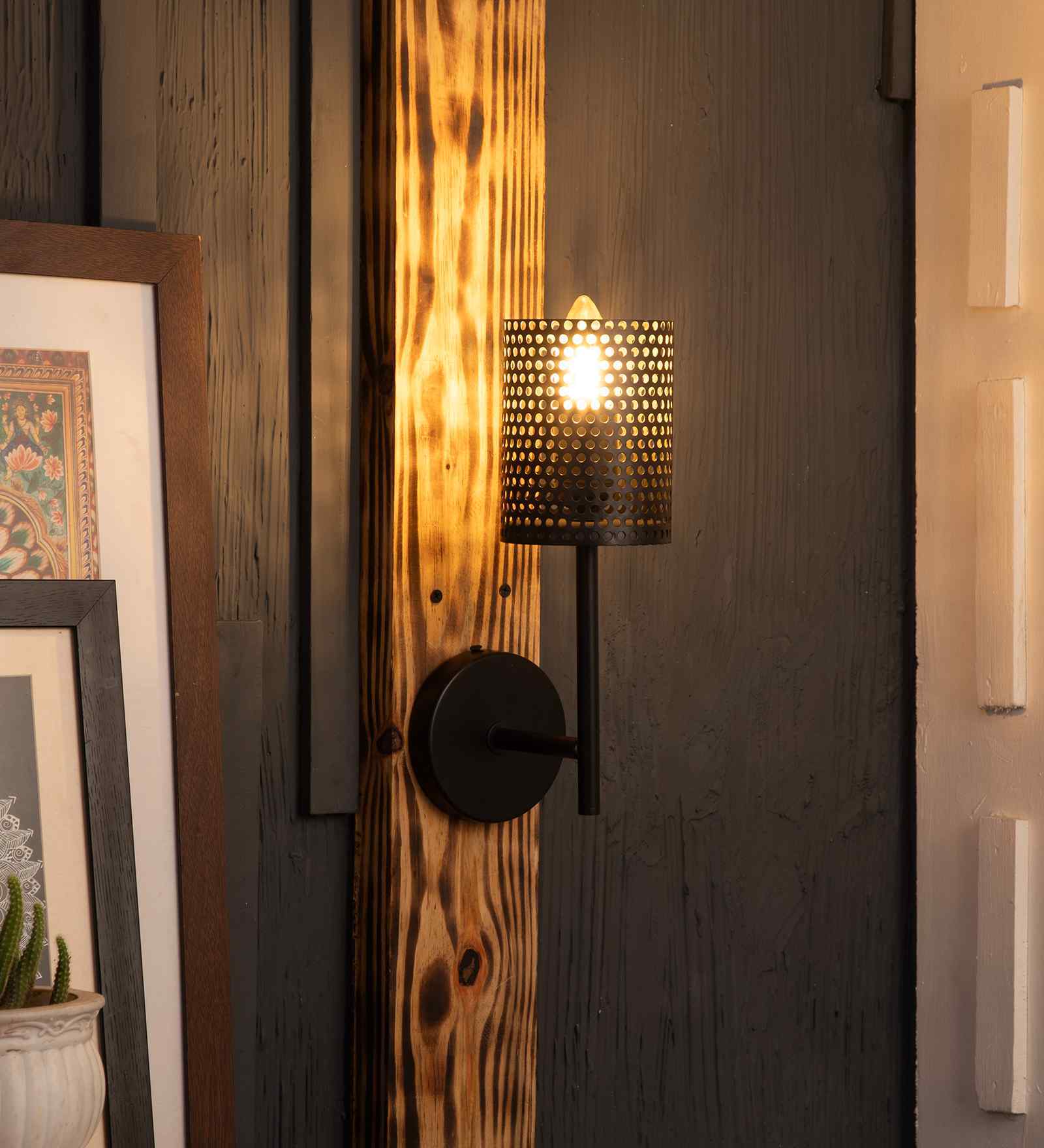 Whitton Black Wall Sconce Whitton Black Wall Sconce