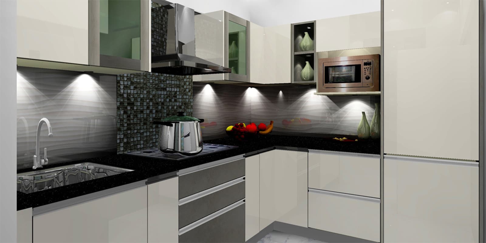 pepperfry kitchen wall cabinet