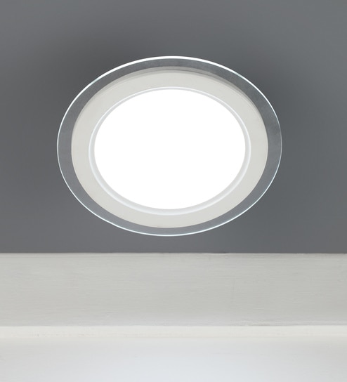 White 17 Watts LED Aluminium Round Panel Down Light