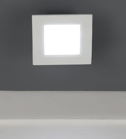White 6 Watts LED Aluminium Square Panel Down Light