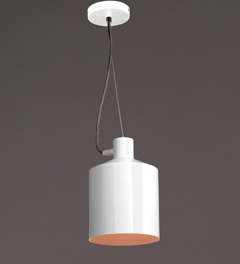 Buy White Aluminium Hanging Light By Voylite Online Colonial