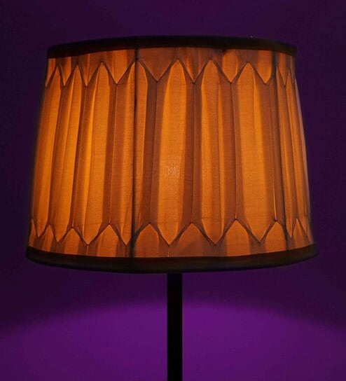Scarlette White Fabric Pleated Lampshade