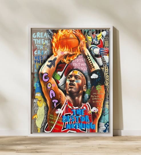 JORDEN HD Poster With White Frame, 12.5   17.3 Inches
