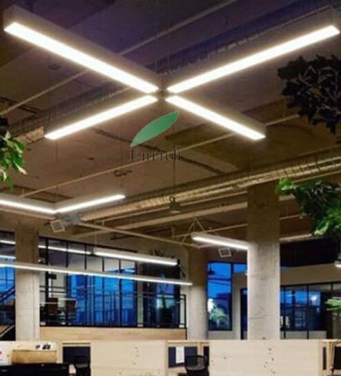 Wave White Aluminium & Acyrlic LED Ceiling Lights