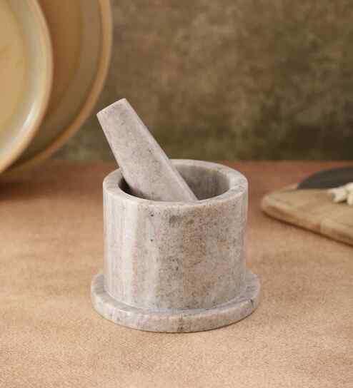White Mortar & Pestle