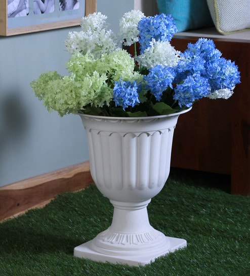 Buy White Plastic Dazzling Flower Vase By Fourwalls Online Big