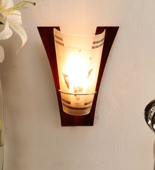 Emilia Metal Flush Mount Wall Light (White)