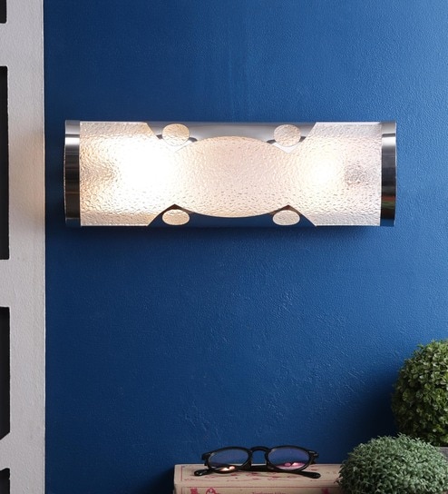 White Metal Wall Sconces by Foziq