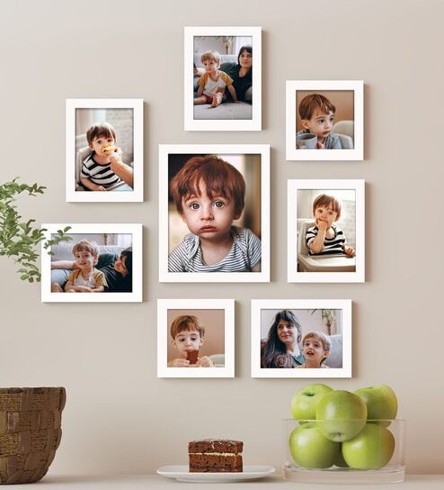 Synthetic wood Collage Photo frames 4 in 1(8x6 inch)