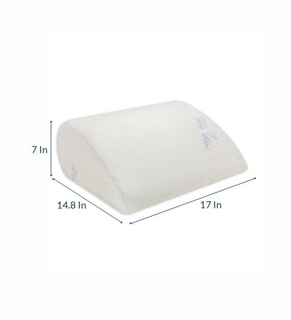 Buy Orthopedic Foam 17x14.8 Firm Bed Wedge in White by The White Willow