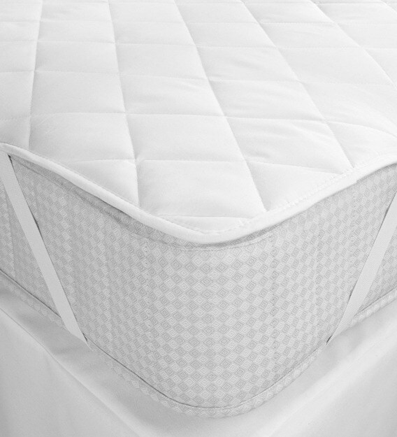 Buy Cotton King Size 72x72 Mattress Protector in White by Wrapry Online