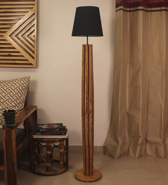 floor lamp with tall shade