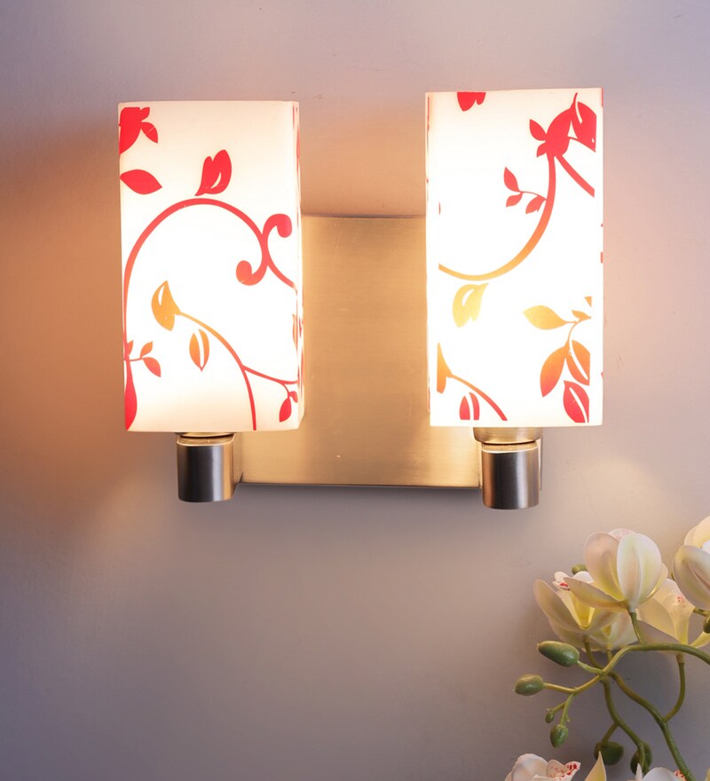 red wall light shades