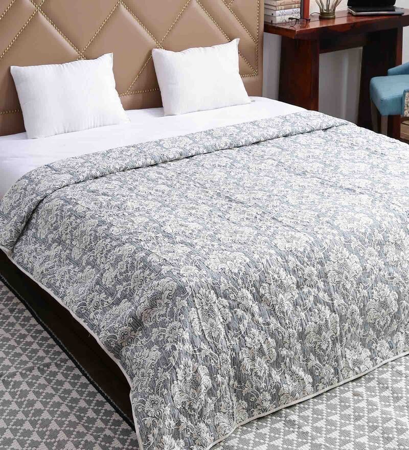 Buy 100% Cotton Double Bed Heavy Winter Quilt by Solaj at 37% OFF by Solaj  | Pepperfry
