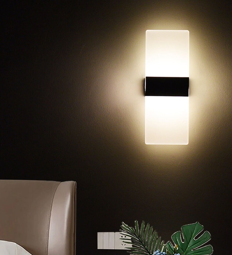 Buy Prime White Acrylic Wall Light By Smartway Lighting Online LED