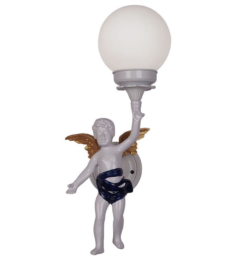 Buy White Aluminium Novelty Wall Light By Fos Lighting Online Novelty