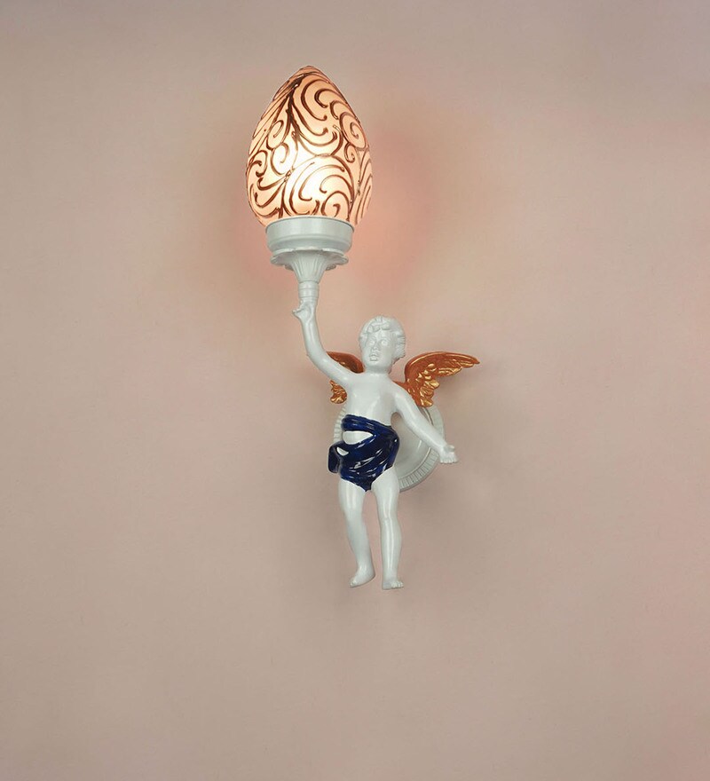 Buy white Aluminium Novelty Wall Light By Fos Lighting Online Novelty