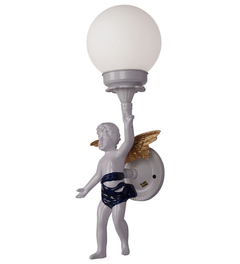 Buy White Aluminium Novelty Wall Light By Fos Lighting Online Novelty