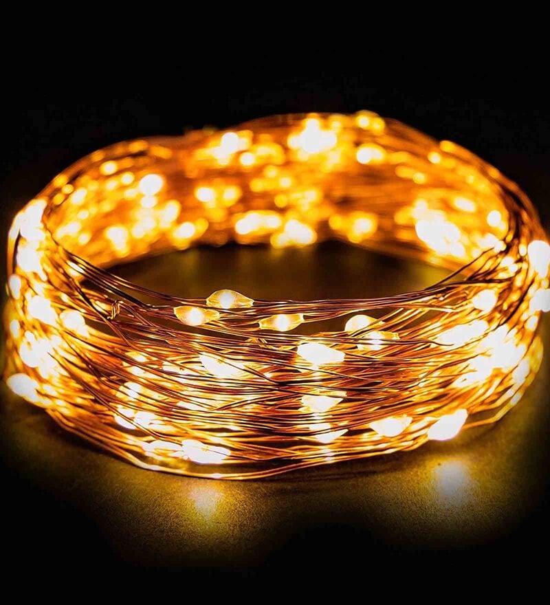 Buy White and Yellow 2.5 Meter PlugIn LED Christmas String Light By