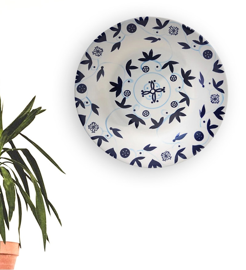 Buy White Chimney Decorative Wall Plate By Quirk India Online Wall