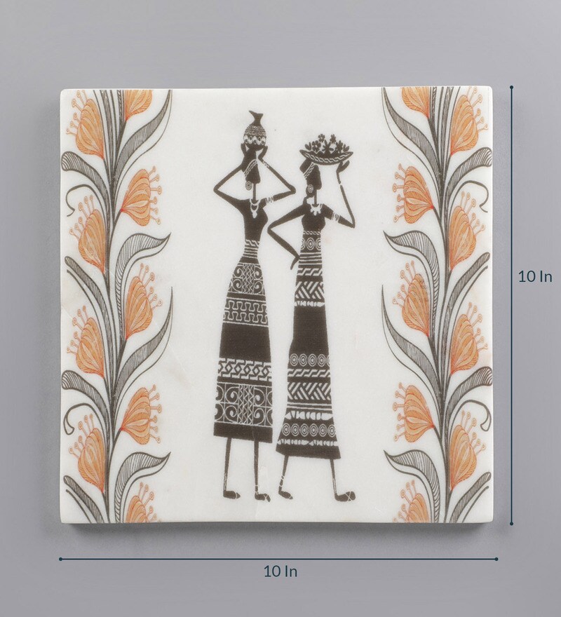 warli painting on white wall