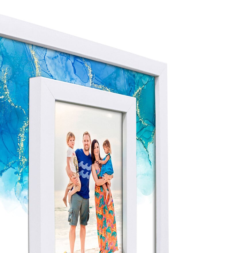 Buy White Wooden Wall Hanging Photo Frame Online Single Photo frames
