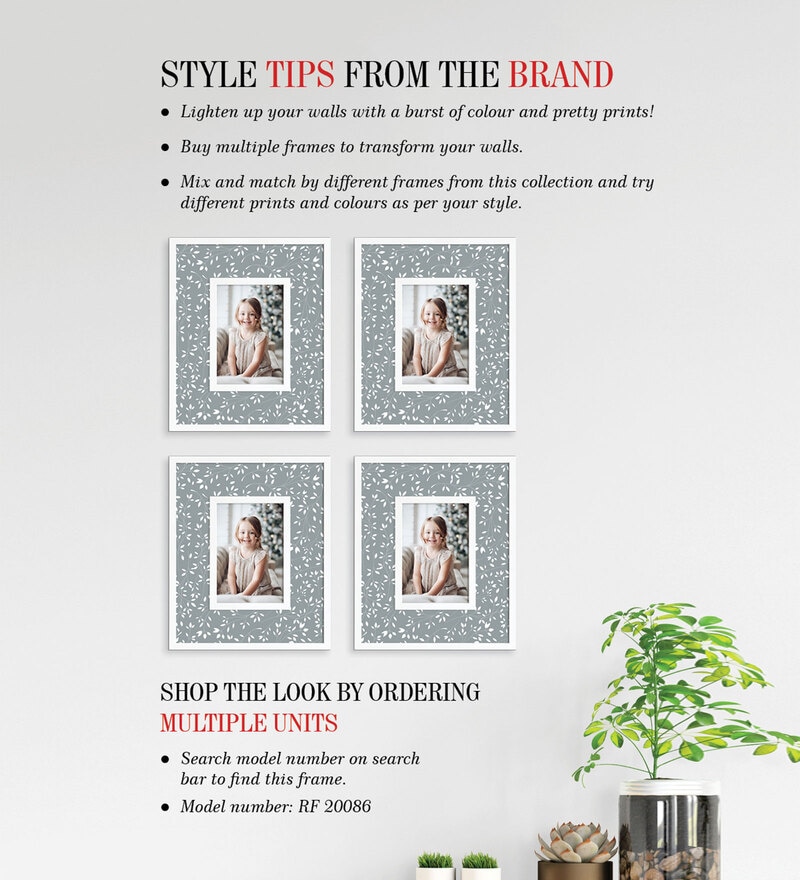 Buy White Wooden Wall Hanging Photo Frame Online Single Photo frames