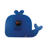 Whale Blue Engineered Wood Kids Wall Clock