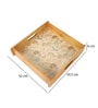 Whispering Blooms Square Wooden Tray