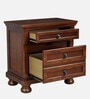 Whispering Bedside Table in Brown Colour