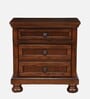 Whispering Bedside Table in Brown Colour