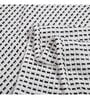 White & Black Cotton Checkered 50X60 Inches Throw