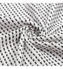 White & Black Cotton Checkered 50X60 Inches Throw