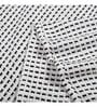 White & Black Cotton Checkered 50X60 Inches Throw
