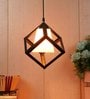 Hamilton White & Black Metal Hanging Light