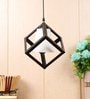 Hamilton White & Black Metal Hanging Light