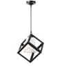 Hamilton White & Black Metal Hanging Light